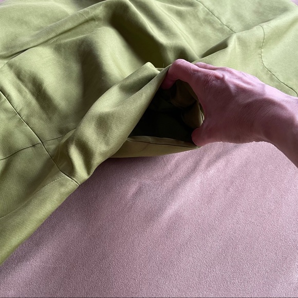 J Crew Strapless Dress - Chartreuse Green, Size 2 - Picture 5 of 7